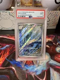 2023 Pokemon Mew En-151 #181 Dragonair Illustration Rare PSA 9 - Image 1