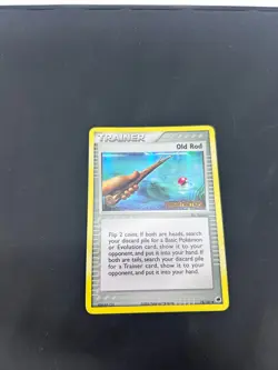POKEMON UNGRADED OLD ROD 78/101 UC DRAGON FRONTIERS REVERSE HOLO - Image 1