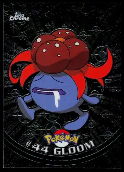 Gloom #44 - Topps Chrome Series 1 Pokemon Card Light Play - Image 1