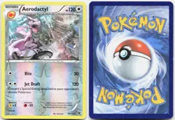 Aerodactyl 76/124 Rare Fates Collide Pokemon Reverse Holo LP - Image 3