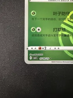 Leafeon 0709/15 Master Ball Holo S-Chinese Gem Pack Vol 2 Pokemon NM - Image 4