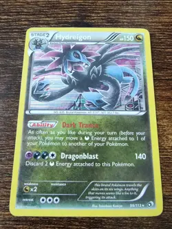 Pokemon Legendary Treasures Hydreigon 99/113 Holo Rare NM - Image 1