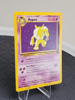 Pokemon Hypno Fossil Set Card Rare Non-Holo Unlimited 23/62 Very Good Condition - Image 2