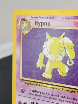 Pokemon Hypno Fossil Set Card Rare Non-Holo Unlimited 23/62 Very Good Condition - Image 4