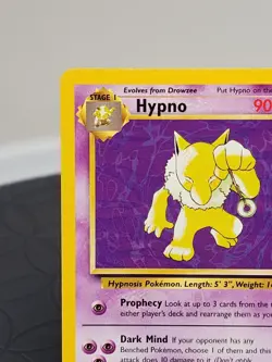 Pokemon Hypno Fossil Set Card Rare Non-Holo Unlimited 23/62 Very Good Condition - Image 5
