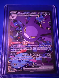 Pokemon TCG Team Rocket's Crobat ex 234/182 Sv10 SIR Holo Stage 2 310HP EN - Image 2