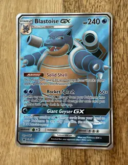 Blastoise GX SM189 SM Promo Full Art Pokemon Card - Image 2