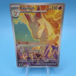 Pokemon TCG Rapidash Sv10: Destined Rivals Illustration Rare Holo 110 HP 189/182 - Image 1