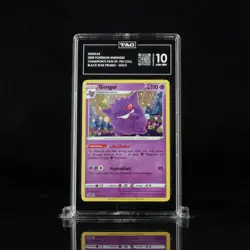 2020 Pokemon Champion's Path Holo SWSH052 Gengar Black Star Promo TAG 10 (950) - Image 1