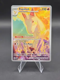 Pokemon TCG Rapidash 189/182 Destined Rivals Illustration Rare Holo - Image 1