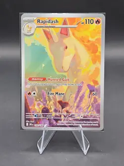 Pokemon TCG Rapidash 189/182 Destined Rivals Illustration Rare Holo - Image 3