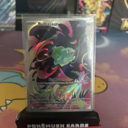 Pokemon TCG Bulbasaur 133/132 Mega Evolution Illustration Rare NM - Image 1