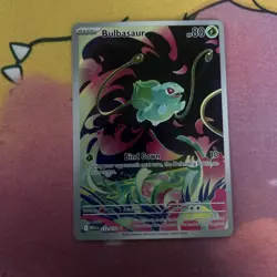 Pokemon TCG Bulbasaur 133/132 Mega Evolution Illustration Rare NM - Image 3