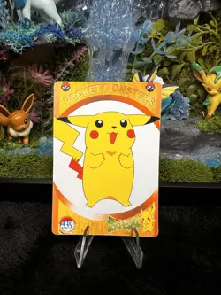 Pokemon Pocket Monsters Vintage Vending Prism Sticker Card #337 Meowth - Image 2