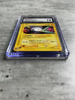Pokemon Card Magnemite CGC 10 Gem Mint, Aquapolis 91/147, 2003 (1A) - Image 3