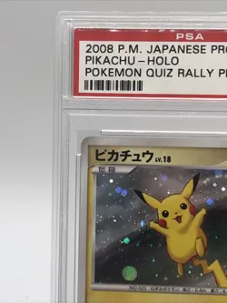 B6 Pokemon Pikachu Pokemon Quiz Rally Prize Japanese Holo Promo 113/DP-P PSA 10 - Image 2
