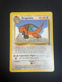 Dragonite Pokemon The First Movie WOTC Stamped Vintage Pokemon - 5 - Image 1
