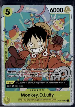 Monkey.D.Luffy OP07-109 Premium Booster -The Best- Vol. 2 One Piece Foil NM - Image 1