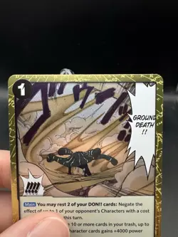 ONE PIECE GROUND DEATH OP14-096 FOIL RARE - Image 2