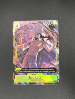Rob Lucci ST29-013 Alt Art Foil Starter Deck 29: Egghead One Piece Near Mint - Image 1