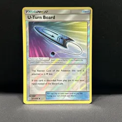 U-Turn Board 211/236 Uncommon SM Unified Minds Pokemon TCG Reverse Holo NM - Image 1
