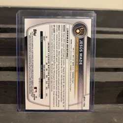 2025 Bowman Chrome Draft Sapphire Edition - Jesus Made #BDC-196 (RC) - Image 2