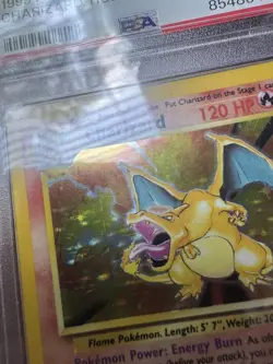 1999 Pokemon Unlimited #4 Charizard Holo PSA 6 NICE! Ships Quick! 🔥🔥 - Image 3