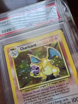 1999 Pokemon Unlimited #4 Charizard Holo PSA 6 NICE! Ships Quick! 🔥🔥 - Image 4