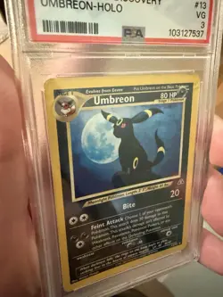 Pokemon Neo Discovery 2001 Umbreon Holo Card PSA 3 13/75 Vintage Rare UK SELLER - Image 5