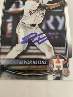 Xavier Neyens SIGNED 2025 Bowman Draft Chrome 1st RC IP AUTO *read* - Image 2