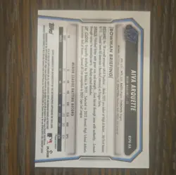 Topps 2025 Bowman Chrome Aiva Arquette 1st Bowman Auto #BSPA-AA 171/199 - Image 2