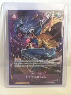 One Piece TCG - Mint Condition Trafalgar Law Promo Card - P-093 - Image 2