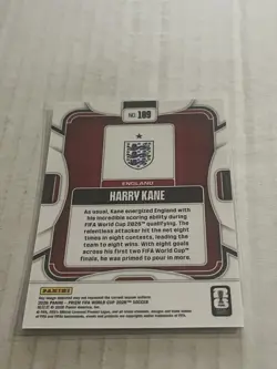 2026 Panini Prizm FIFA World Cup Harry Kane Base England - Image 2