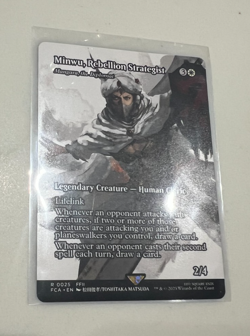 Minwu, Rebellion Strategist Showcase MTG Magic The Gathering Final Fantasy FIN - Image 1