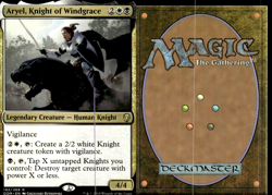 Magic the Gathering -MTG-Aryel, Knight of Windgrace - Image 1