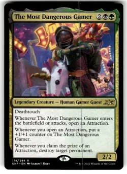 The Most Dangerous Gamer 174 Unfinity UNF MTG Magic - Image 1