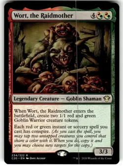 Wort, the Raidmother Commander 2020 Regular MTG NM - Image 1