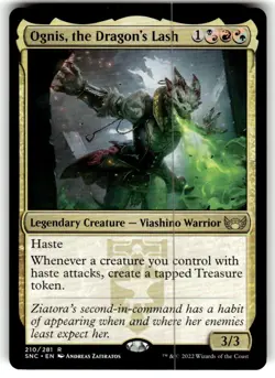 Ognis, the Dragon's Lash Streets of New Capenna Regular MTG - Image 1
