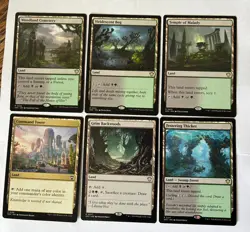 MTG golgari (green black) - Utility Land Lot - x6 NM regular MTG Commander - Image 1
