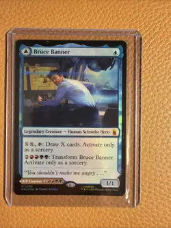 Bruce Banner #49 (Foil) (NM) Marvel Super Heroes MSH Magic MTG - Image 1
