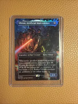 Ultron, Artificial Malevolence Borderless Marvel Super Heroes Foil 344 - Image 1