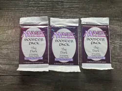 Magic: The Gathering - The Dark Booster Pack SEALED (3 Available) 742818065047 - Image 1