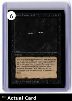 Magic: The Gathering Collector's Edition Word of Command - Image 1