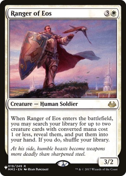 MTG - Ranger of Eos - The List - Mystery Booster 2 - Magic the Gathering - Image 1