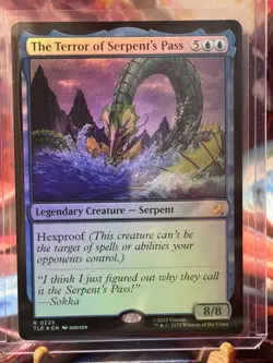 The Terror of Serpent's Pass - FOIL #225 - Avatar: Eternal - NM MTG - Image 1