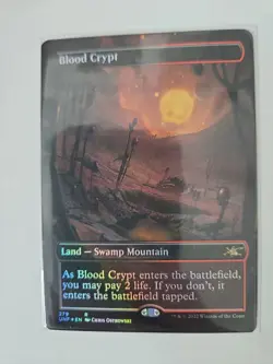 Blood Crypt (Borderless) Unfinity Foil - Image 1