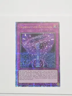 Transaction Rollback (Quarter Century Secret Rare) RA04-EN105 Quarter Century... - Image 1