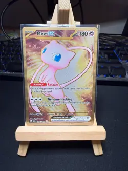Pokemon TCG Mew ex Metal Card 205/165 – Scarlet & Violet 151 UPC Promo – NM - Image 1