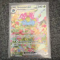 Venusaur ex 198/165 SIR SV Scarlet & Violet 151 MEW English Pokemon Full Art - Image 1