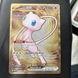 Mew ex 205/165 METAL Pokemon Scarlet & Violet 151 Promo - Image 1